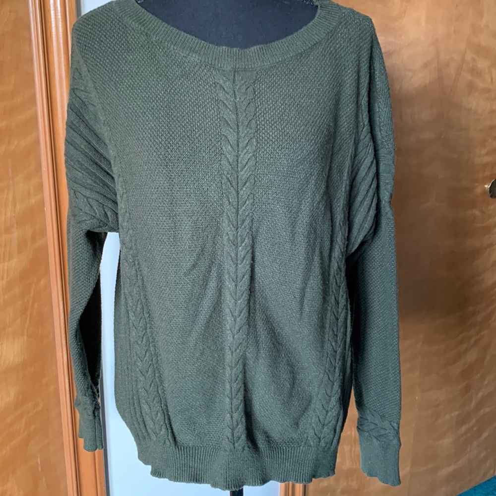 Olive Fall Sweater